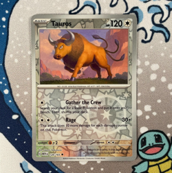 Tauros 128/165 Reverse Holo Scarlet & Violet 151 Pokemon Card NM - Image 1