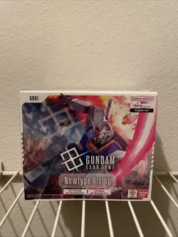 1X GUNDAM CARD Newtype Rising Booster Box GD01 English + 2 Promo Store Packs - Image 2