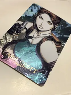 Lara Croft Tomb Raider Goddess Anime Waifu Holo Art Card ACG Carddass Girl Sexy - Image 3