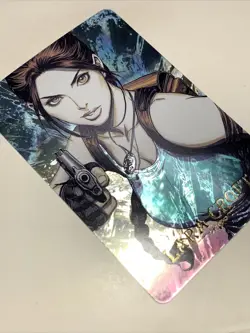 Lara Croft Tomb Raider Goddess Anime Waifu Holo Art Card ACG Carddass Girl Sexy - Image 4