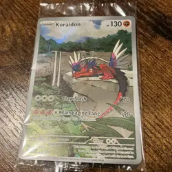 Koraidon SVP 014 Black Star Promo Holo Scarlet & Violet Pokemon Card TCG SEALED - Image 1