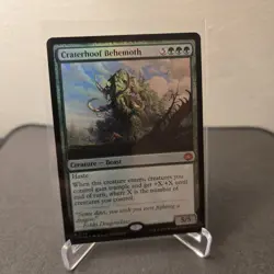 MTG Craterhoof Behemoth 138 Foil Mythic Tarkir: Dragonstorm TDM - Image 1