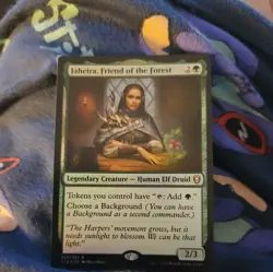 MTG Jaheira friend of the forest rare Baldurs gate FOIL - Image 1