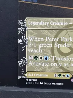 MTG Marvel Spiderman Peter Parker Amazing Spiderman Borderless SPM 0208 - Image 4