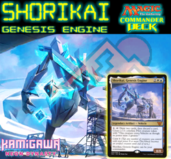 Shorikai, Genesis Engine MTG EDH Commander Deck! Azorius Vehicles! - Image 1