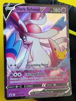 Pokemon TCG Dark Sylveon V Holo Promo Celebrations SWSH134 NM - Image 1