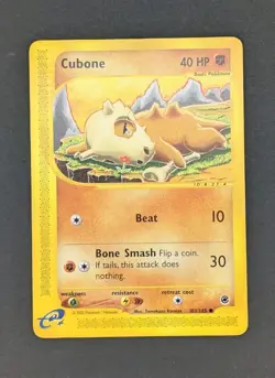 Pokemon TCG Cubone Expedition Base Set 103/165 Regular Common - VG+ - Image 1