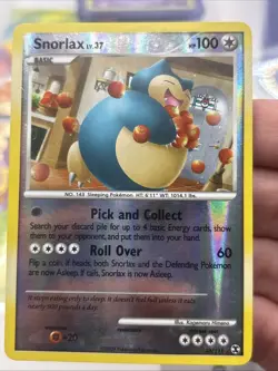 Pokemon TCG - Snorlax 33/111 - Platinum Rising Rivals - Reverse Holo Foil Nice! - Image 1