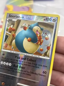 Pokemon TCG - Snorlax 33/111 - Platinum Rising Rivals - Reverse Holo Foil Nice! - Image 3