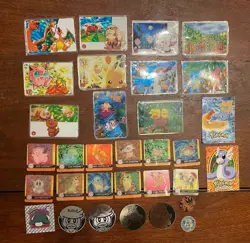 Pokemon TCG - Assorted LOT (Jap. Vending Machine Stickers, Action Flipz, etc.) - Image 1