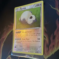 Snorlax 80/106 Reverse Holo Rare XY Flashfire Pokemon TCG LP - Image 2