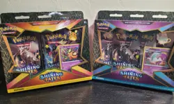 Pokemon TCG Shining Fates Mad Party Pin Collection Set 820650818684 - Image 1