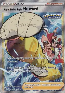Rapid Strike Style Mustard TG27/TG30: Brilliant Stars TG Pokemon NM - Image 1