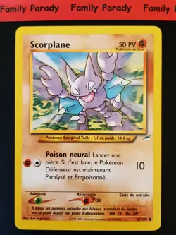 Scorplane 50pv 67/105 Carte Pokemon Wizards Neo Destiny Edition Francaise - Image 1