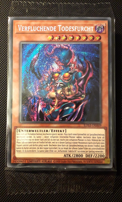 Yu-Gi-Oh! Verfluchende Todesfurcht, LDS3-DE009, Secret Rare, Lim. Auflage, NM - Image 1
