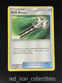 Field Blower 125/145 Uncommon Guardians Rising Sun & Moon Pokemon Card 2017 - Image 1