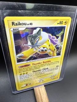 Raikou LV.42 16/132- Secret Wonders Cracked Ice Rare Holo Pokemon Card - Image 4