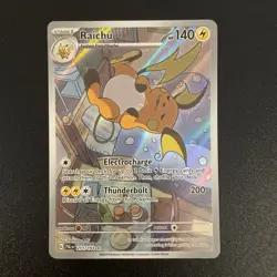 Pokemon TCG Raichu Holo Card Scarlet & Violet Paldea Evolved 211/193 IR - Image 1