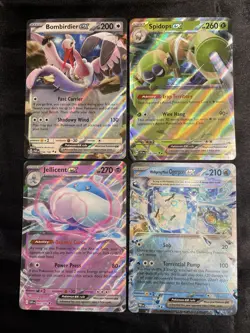 Pokemon Tcg 4 Card Holo Ex Lot, White flare, Prismatic, S&V, Paradox Rift NM Eng - Image 1