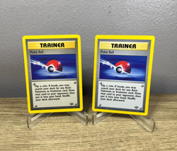 Poke Ball x2 - 64/64 - Jungle Set Unlimited - Pokemon Card Trainer - EX - Image 1