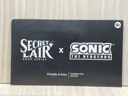 Magic the Gathering MTG Secret Lair x Sonic Friends & Foes Rainbow Foil - Image 1