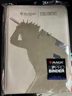 MTG Final Fantasy Cloud Pro-Binder Premium Zippered 9-POCKET Ultra Pro - Image 1