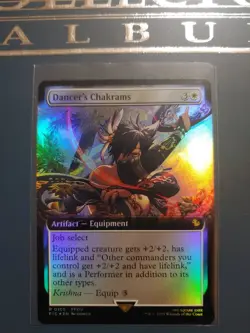 Dancer's Chakrams (Extended Art Foil) MTG Commander: Final Fantasy English - Image 1