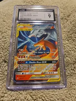 Pokemon Reshiram & Charizard GX (2019) Unbroken Bonds-20/214 -Holo CGC MINT 9 - Image 4