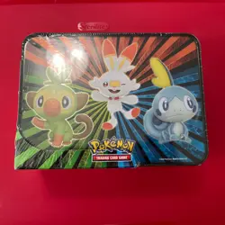 Pokemon TCG 2020 Spring Collector's Chest Lunch Box Tin Sword & Shield SEALED - Image 4