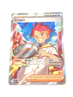 Crispin 164/142 Trainer Ultra Rare Holo Stellar Crown POKEMON TCG SCR ENGLISH - Image 1