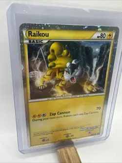 Pokemon TCG Raikou Fall 2010 Blackstar Promo HGSS19 - Image 2