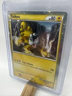 Pokemon TCG Raikou Fall 2010 Blackstar Promo HGSS19 - Image 3