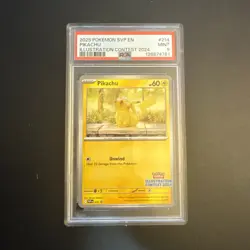 Pikachu 2025 Pokemon Illustration Contest 2024 Promo #214 PSA 9 - Image 2