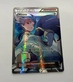 Pokemon TCG Winona 108/108 2015 XY Roaring Skies Ultra Rare Holo Full Art - Image 1