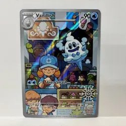 Pokemon TCG Vanillish Holo Paradox Rift 190/182 - Image 1