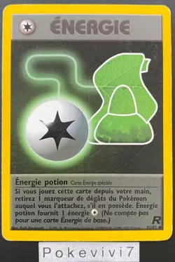 Carte Pokemon ENERGIE POTION 82/82 TEAM ROCKET EDITION 2 Wizards FR OCCASION - Image 1
