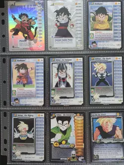 Dragon Ball Z CCG Gohan Score Card Bundle ×9 Inc Some Holo Foil 181 194 164 165 - Image 1