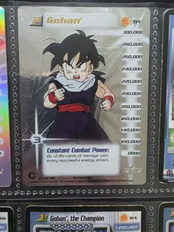 Dragon Ball Z CCG Gohan Score Card Bundle ×9 Inc Some Holo Foil 181 194 164 165 - Image 3