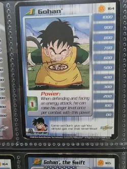 Dragon Ball Z CCG Gohan Score Card Bundle ×9 Inc Some Holo Foil 181 194 164 165 - Image 4
