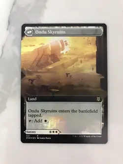 Ondu Inversion / Skyruins Foil Extended Borderless MTG Magic Card NM Mint ZNR - Image 2