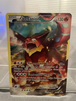 Pokemon TCG Volcanion XY185 Black Star Promo Card - Image 1