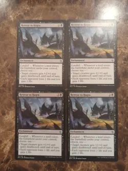 (4) Retreat to Hagra *PLAYSET* NM Battle for Zendikar 121/274 Regular MTG - Image 1