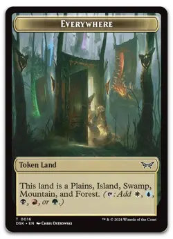 Everywhere Token #0016 Duskmourn: House of Horror DSK Common Token Near Mint - Image 1