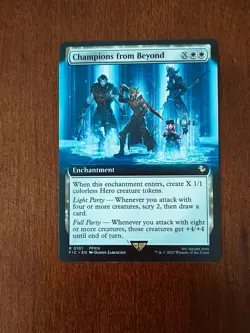 Champions from Beyond Extended Art Regular - Final Fantasy Commander MTG-NM - Image 1