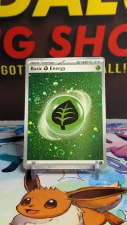 Grass Energy SVE 001 Reverse Holo - Pokemon Scarlet & Violet Promo - Near Mint - Image 1