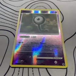 Pokemon Cards: Great Encounters Reverse Holo: Unown L 91/106 MP - Image 2
