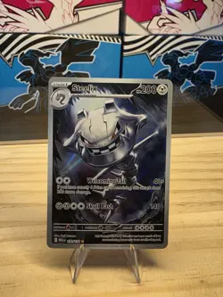 2025 Pokemon Mega Evolution Illustration Rare Full Art Holo Steelix 150/132 - Image 1