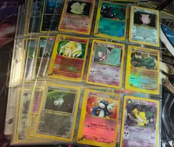 🫧Vintage Pokemon Collection Lot Binder Espeon + Machamp.NM-LP+.Crispy!🤌#6 - Image 1