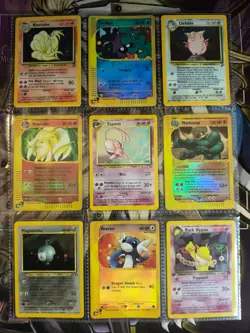 🫧Vintage Pokemon Collection Lot Binder Espeon + Machamp.NM-LP+.Crispy!🤌#6 - Image 2
