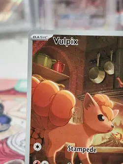 Vulpix #138/132 Pokemon Mega Evolution Illustration Rare, Freshly Packed - Image 2